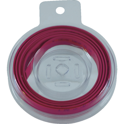 熱収縮ﾁｭｰﾌﾞ 収縮率2:1 赤 1個画像