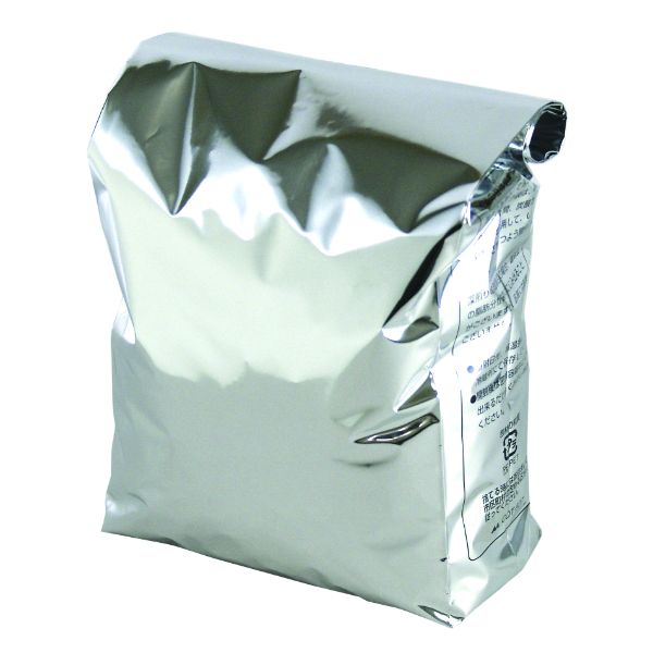 コーヒー豆 袋 COT-507 ブレスパック500g シルバー ヤマニパッケージ画像