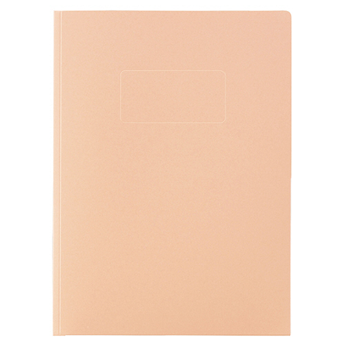 ｶﾗｰﾎﾟｹｯﾄﾎﾙﾀﾞｰ(紙製) 2つ折りﾀｲﾌﾟA4(見開きA3判) ﾗｲﾄｵﾚﾝｼﾞ 1冊画像