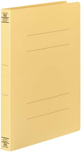 フラットファイルＷ＜厚とじ＞　Ａ４縦　黄　１００冊画像