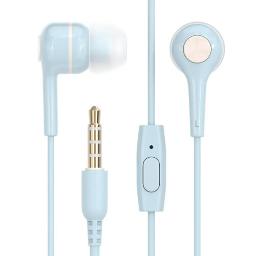 ﾊﾝｽﾞﾌﾘｰ通話対応 ﾘﾓｺﾝ･ﾏｲｸ付きｶﾅﾙﾀｲﾌﾟｲﾔﾎﾝ ﾊﾟｳﾀﾞｰﾌﾞﾙｰ 1個