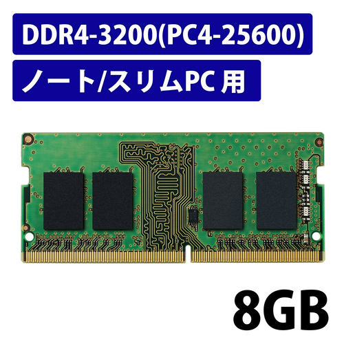 メモリモジュール　ノートＰＣ　８ＧＢ　ＤＤＲ４画像