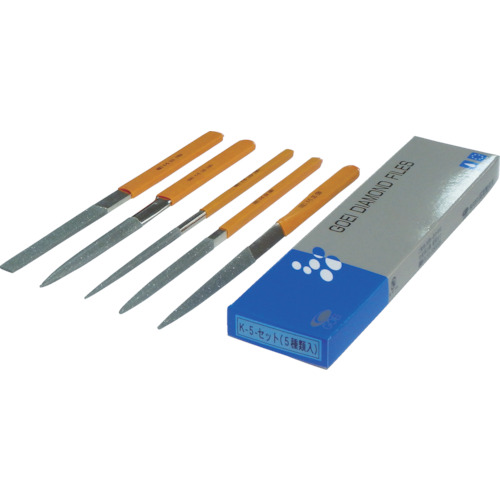 DIAヤスリ　5点セット　K-5　1セット画像