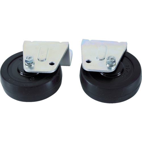 ｱﾙﾐ作業用踏台側面･背面ｷｬｽﾀｰ 1ﾊﾟｯｸ(2個)画像