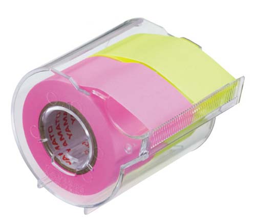 メモックロールテープ　２５ｍｍ幅　ローズ＆レモン画像