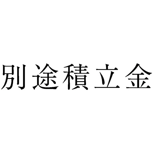 勘定科目印 231 別途積立金 1個画像