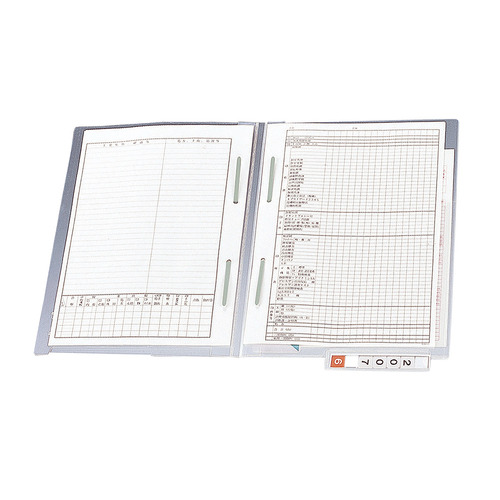 ｶﾙﾃﾌｫﾙﾀﾞｰ ﾀﾞﾌﾞﾙﾌｧｽﾅｰ付 A4ﾖｺ 見出し紙付 下見出しﾀｲﾌﾟ 1箱(50枚)画像