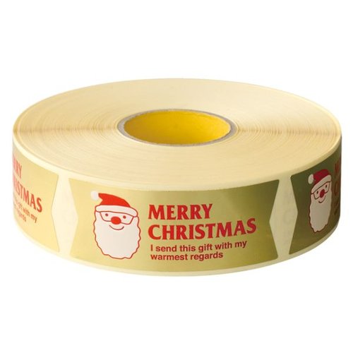 クリスマスサンタ ロールシール(500枚) ヘッズ画像
