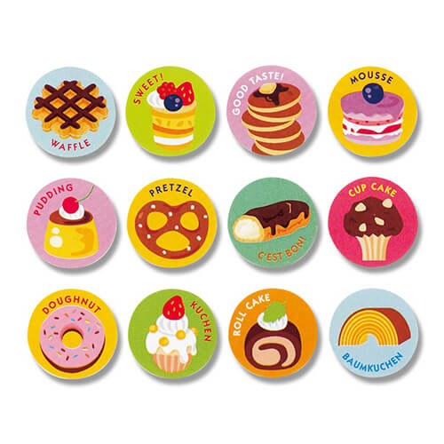 ギフトシール スイーツ ９６片画像