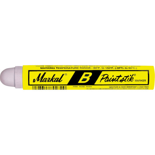 Markal　工業用マーカー　ペイントスティック　B　ピンク　1本画像