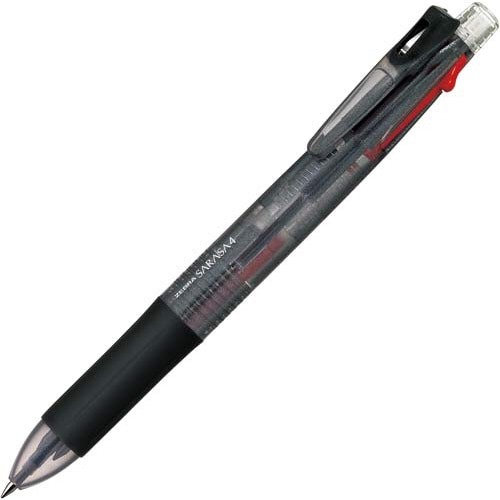 多色ボールペン　サラサ4　0.5mm　黒軸