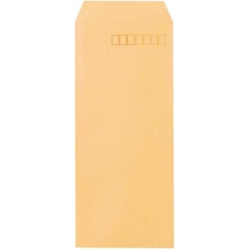 ソフトカラー封筒　長４　オレンジ　１０００枚入画像