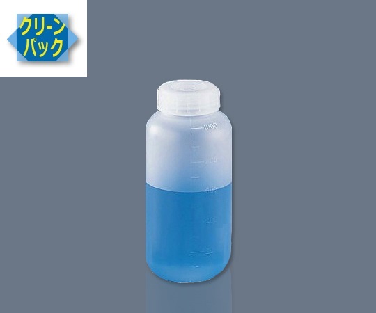 SCC アイボーイ PP広口びん 1000ml （純水洗浄処理済み）1箱（1本×5袋入）