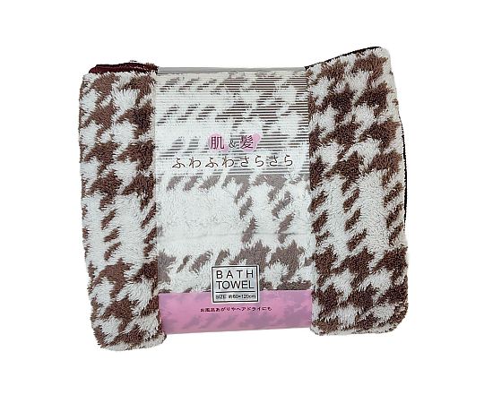 マイクロファイバーバスタオル ホリデー チドリ 60×120cm BROWN 1セット（10枚入）画像
