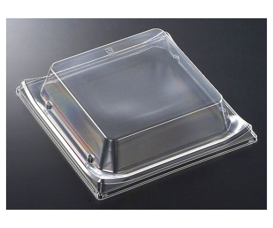 刺身・鮮魚容器 CT波ね皿 20-20 蓋（CAPG）400枚画像
