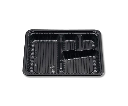 弁当容器 新CZ-21 BS黒本体 50枚画像