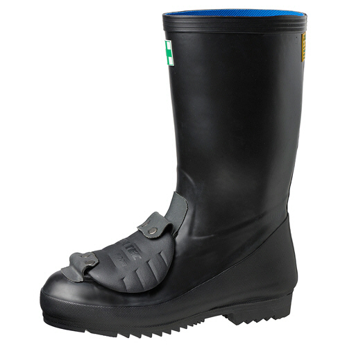 JIS規格 安全長靴 先芯入り 966 甲ﾌﾟﾛﾃｸﾀ付 ﾌﾞﾗｯｸ 28.0cm 1足画像