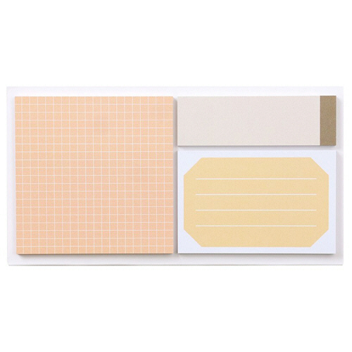 EMILy ふせん ｱｿｰﾄ 001(ｵﾚﾝｼﾞ系) 1ｾｯﾄ(5ﾊﾟｯｸ)画像