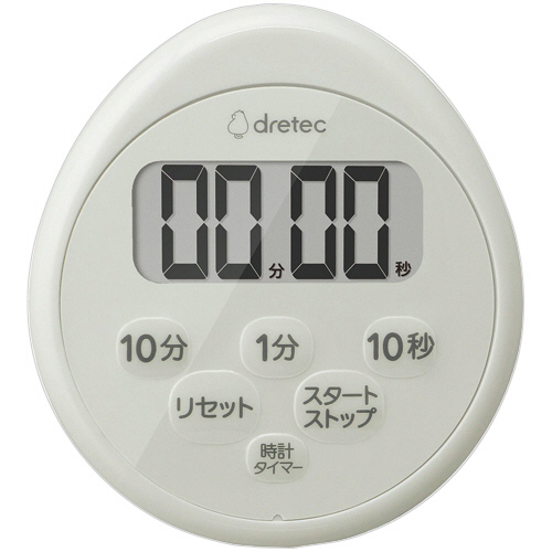 時計付防水ﾀｲﾏｰ ﾗｲﾄｸﾞﾚｰ 1個画像