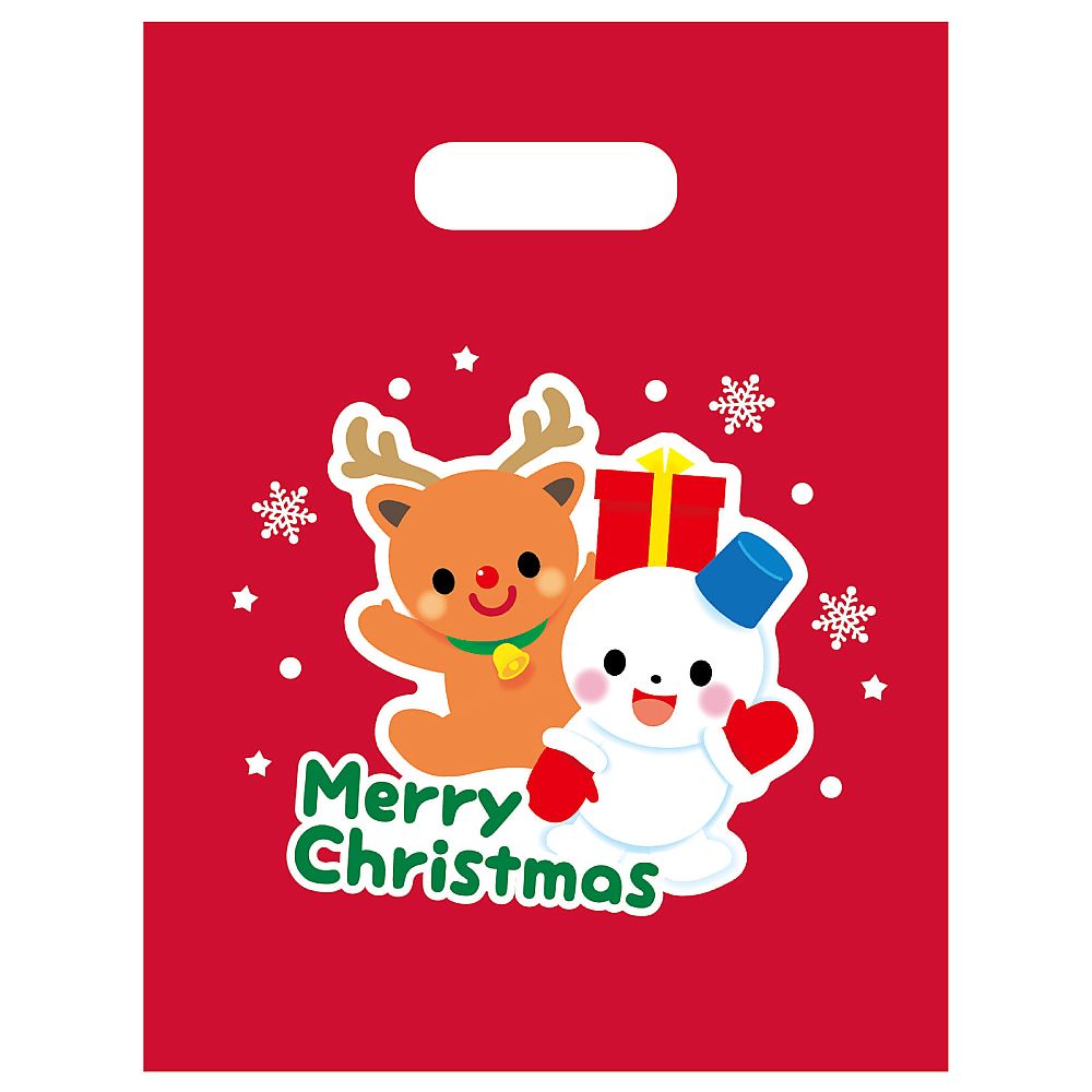 クリスマスプレゼント袋　小（マチ無し）　100枚画像