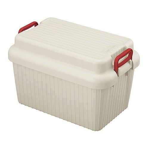 収納ボックス 座れる 幅59×奥行39×高さ38cm べリアスボート M シャルテンホワイト画像