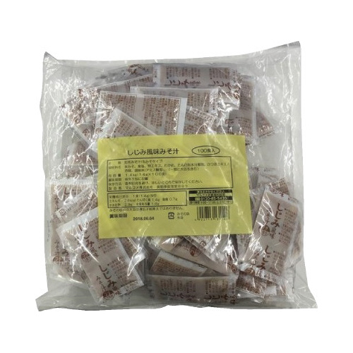 業務用生みそ汁しじみ１００食画像