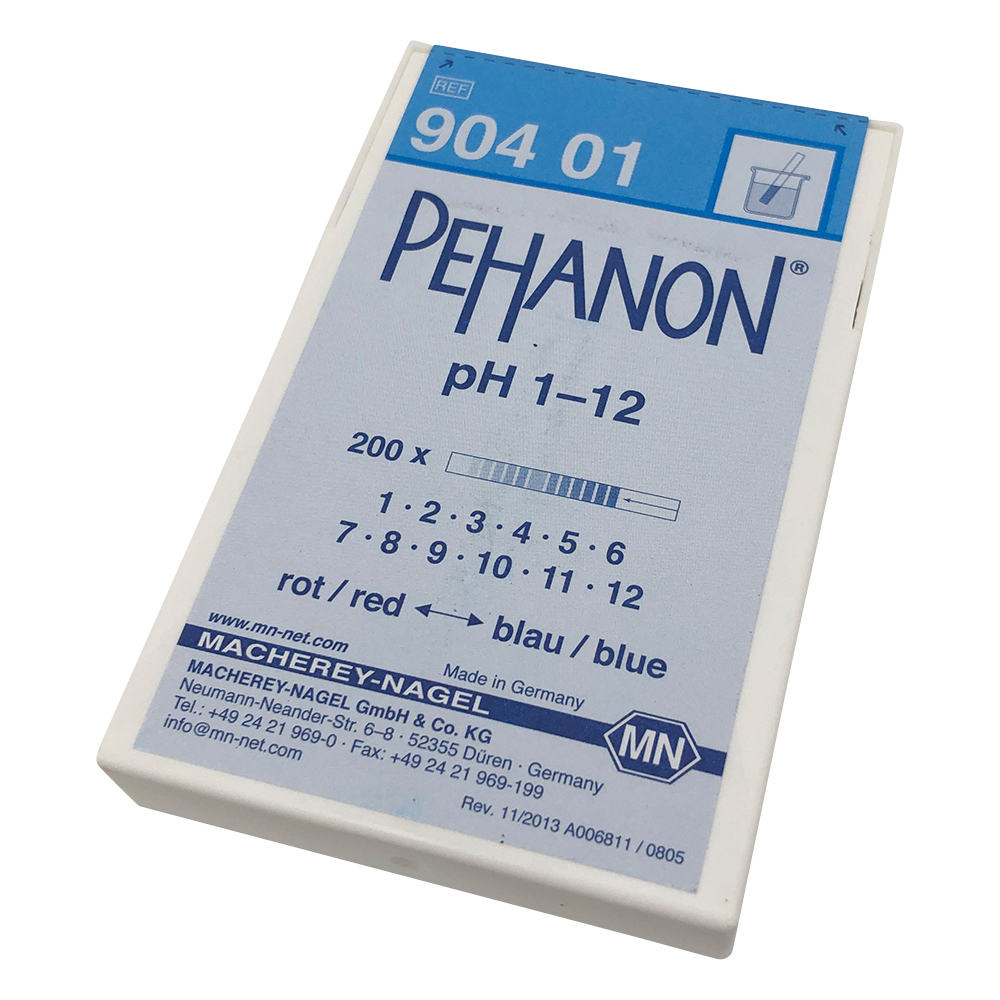 ストライプpH試験紙（PEHANON） pH1.0-12.0 1箱（200枚入）画像