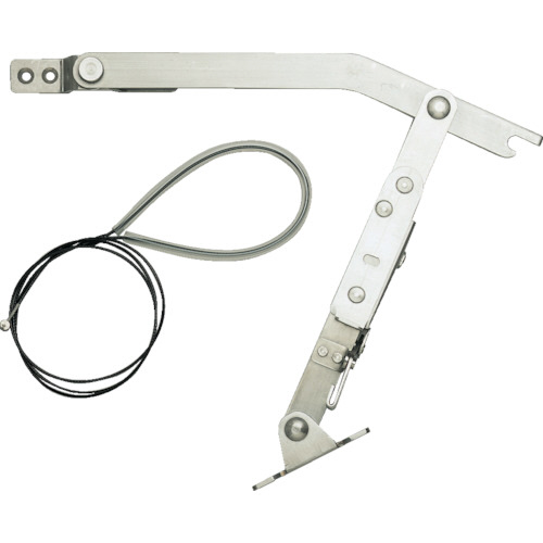 ﾛｯｸ付重量扉用ｽﾃｰ 右用ﾜｲﾔｰ付(180-100-202) 1個画像