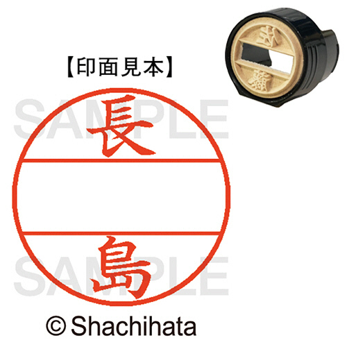 ﾃﾞｰﾀｰﾈｰﾑEX15号 ﾏｽﾀｰ部(印面) 既製 長島 1個画像