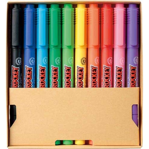 水性マーカー　プロッキー　細・極細　１０色セット画像