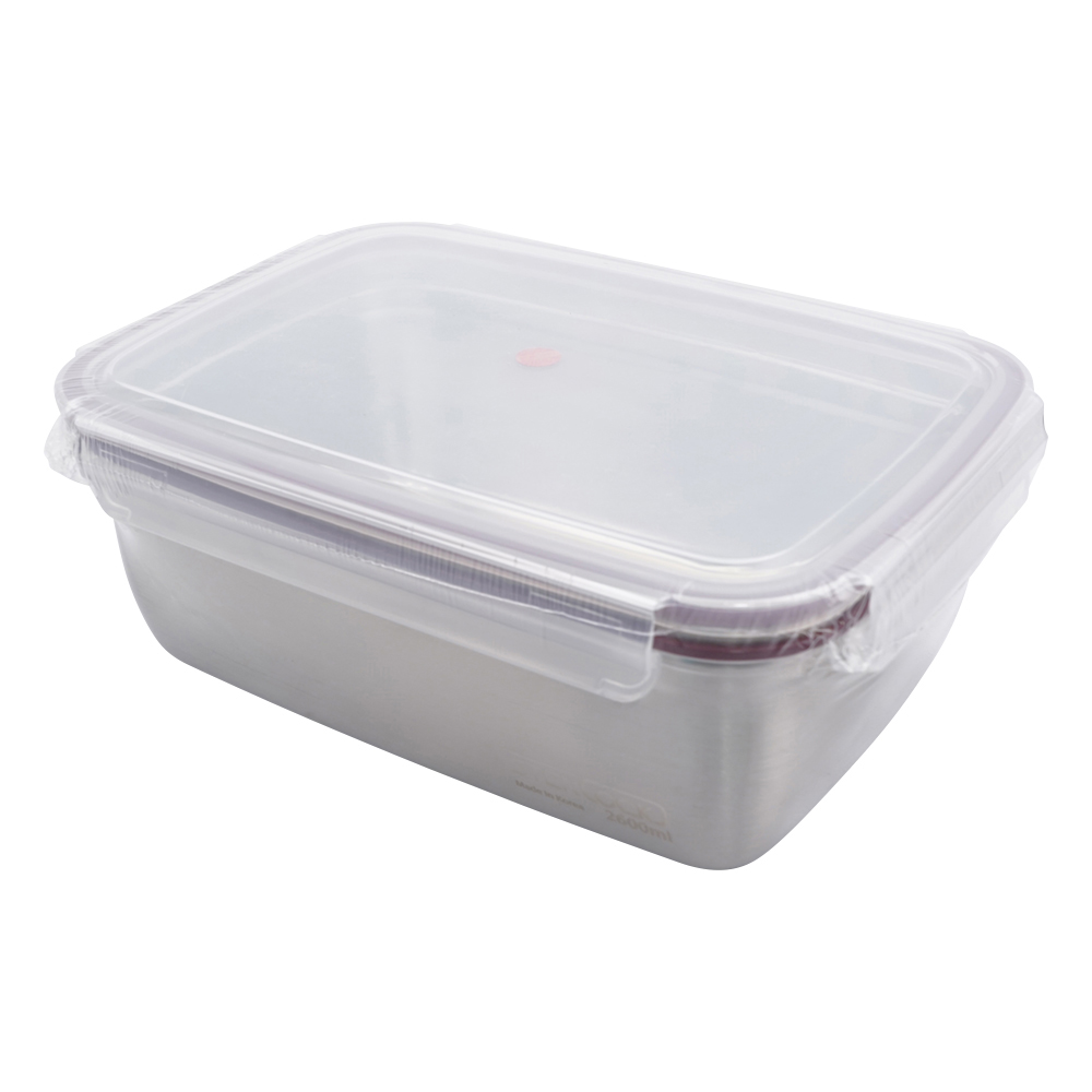 ステンレス角型容器（ロックタイプ）　2600mL画像