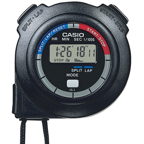 ｽﾄｯﾌﾟｳｫｯﾁ 1/100秒計測 ﾌﾞﾗｯｸ 1個