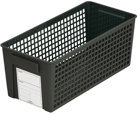 トリムバスケット スリム ブラック画像