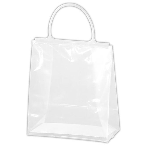 ラッピング用品 M-MC1B 無地ハンドル付クリアギフトバッグ-1(20枚) ヘッズ画像