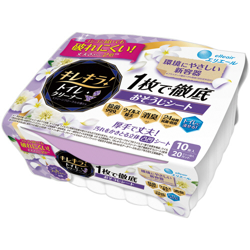 ｴﾘｴｰﾙ ｷﾚｷﾗ! ｸﾘｰﾝﾌﾛｰﾗﾙの香り 本体 1ﾊﾟｯｸ(10枚)画像