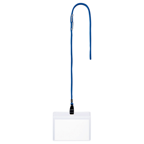 吊下げ名札 ﾁｬｯｸなし 青 1ｾｯﾄ(50個:10個×5ﾊﾟｯｸ)画像