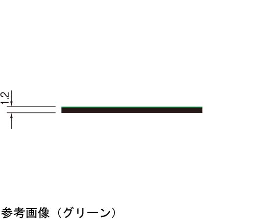 ニュービニールシート 平板(グレー) 平坦なグレーのシートが地面に置かれている様子