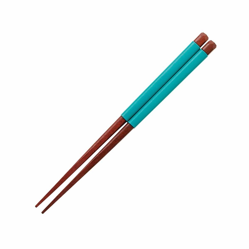 シリコン箸 18cm ブルー画像