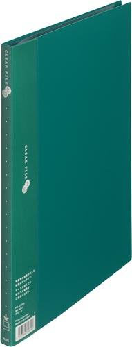 クリアーＦスーパーエコノミーＡ４タテ　２０Ｐ緑画像