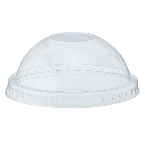 透明ｶｯﾌﾟ A-PET ﾄﾞｰﾑ蓋 口径74mm 穴なし 1ｾｯﾄ(3000個:50個×60ﾊﾟｯｸ)画像