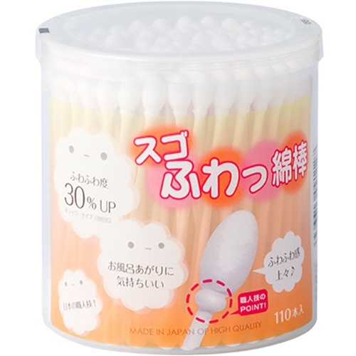 スゴふわっ綿棒　1パック(110本)画像