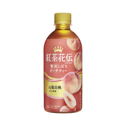 紅茶花伝クラフティ　ピーチティー　４４０ｍｌ２４本