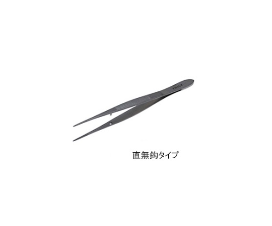 デリケート ピンセット 10cm 直 無鈎画像