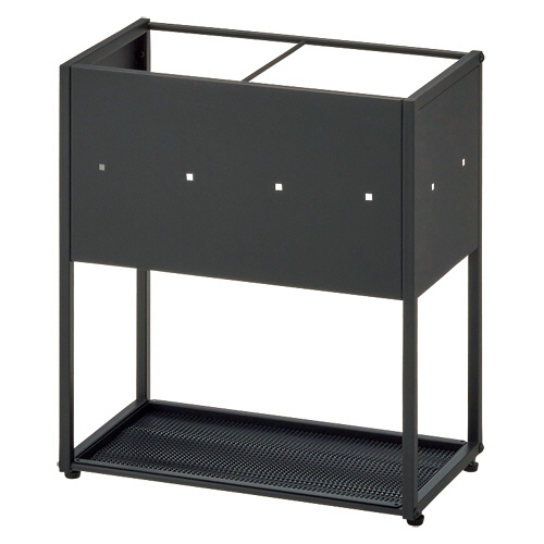 LASｼﾘｰｽﾞ 傘立て 24本用 W400×D225×H450mm ｻﾃﾝﾌﾞﾗｯｸ 1台画像