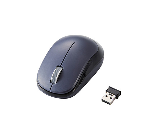 5ボタンBlueLED無線マウス　ブラック