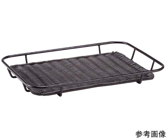 テーパー枠付すのこブラック（ブラック）415×295×44mm（40型）画像