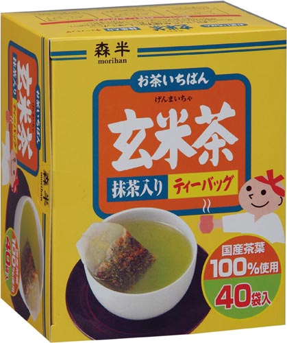 森半　お茶いちばん抹茶入り玄米茶　２ｇ×４０Ｐ画像