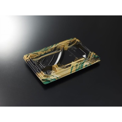 中央化学 弁当容器 CT 宝台膳 23-16N 風葉BK 本体画像