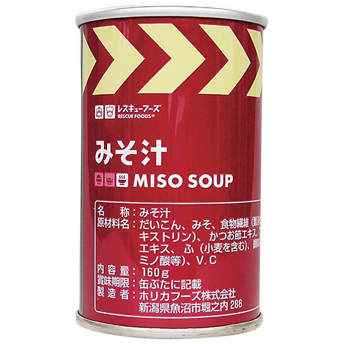 ﾚｽｷｭｰﾌｰｽﾞ みそ汁 160g 1ｾｯﾄ(24缶)画像
