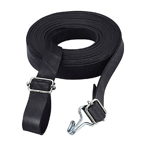 ｺﾞﾑﾛｰﾌﾟ金具付き(Wﾌｯｸ･ﾊﾞｯｸﾙ付) 20mm×1.5m 1ﾊﾟｯｸ(10本)